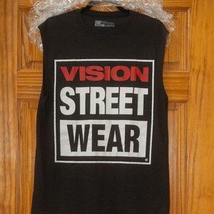 Sleeveless Vision Street Wear tshirt, Men's M